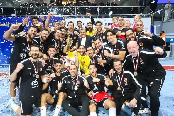 الأهلي بطلًا لسوبر اليد على حساب سبورتنج