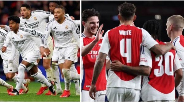 موعد مباراة ريال مدريد وأرسنال بدوري أبطال أوروبا