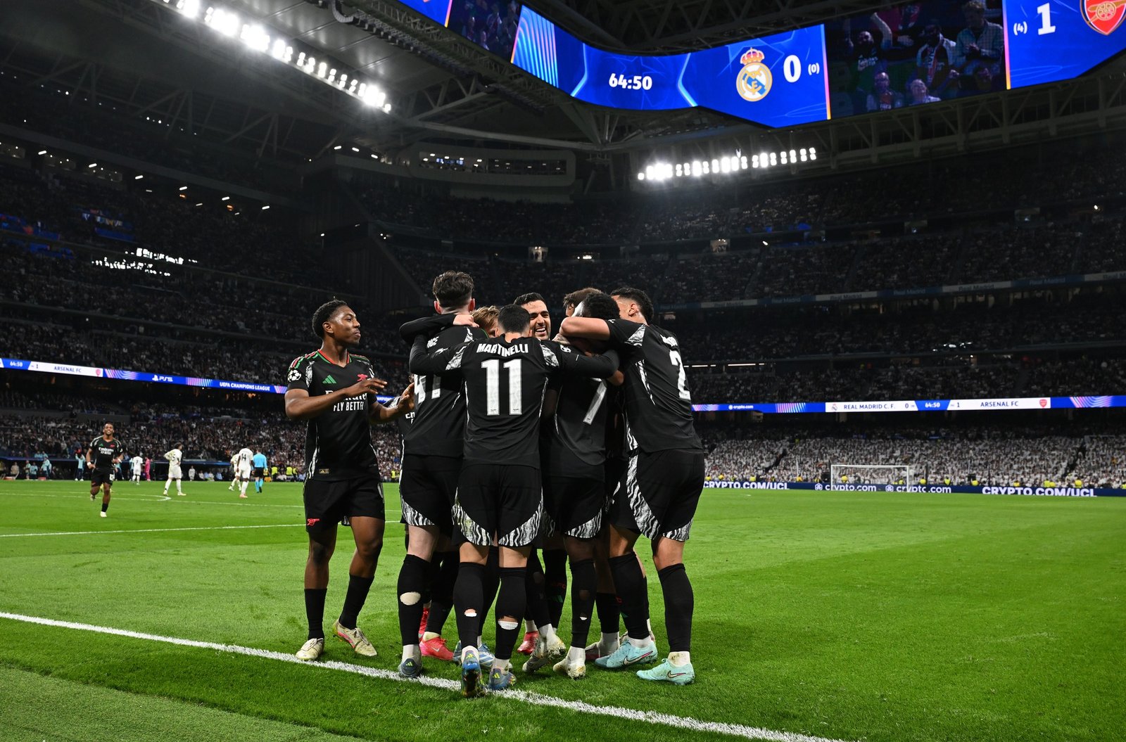 ملخص مباراة ريال مدريد وأرسنال بدوري أبطال أوروبا