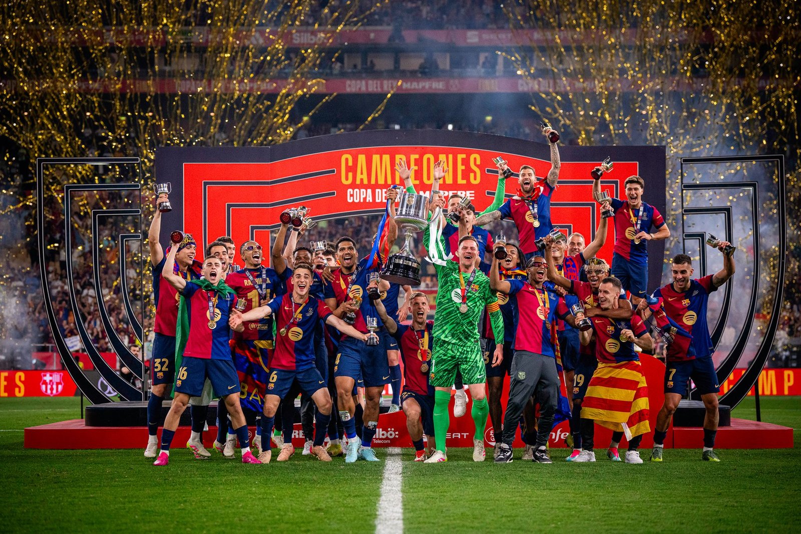 برشلونة يفوز على ريال مدريد في نهائي كأس ملك إسبانيا